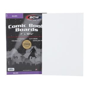 Silver Comic Backing Boards