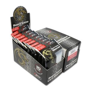 Two boxes of 10 packs of BCW Board Game Sleeves - Mini Euro (45MM x 68MM)