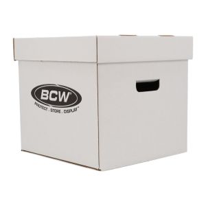 33 RPM Record Storage Box closed, angled view