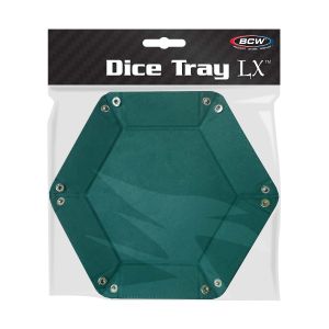 Hexagon Dice Tray- Teal **LIMITED STOCK**