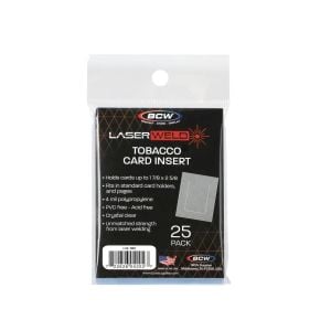 Pack of BCW tobacco card inner sleeve