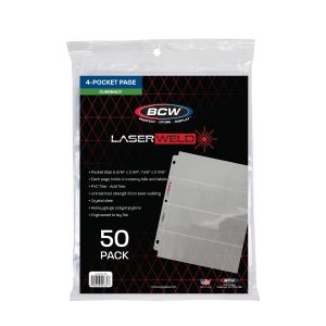 LaserWeld 4-Pocket Currency Page (50 CT. Pack)