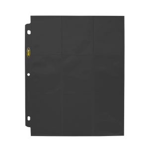 BCW black 18-pocket page