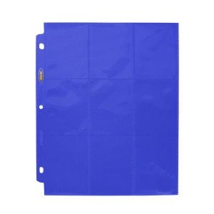 BCW blue 18-pocket page
