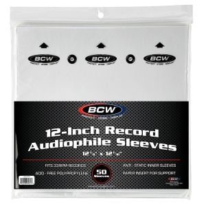 12-Inch Record Audiophile Inner Sleeves