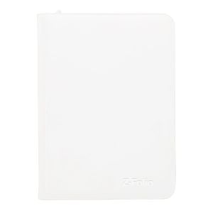 BCW Z-Folio 9-Pocket Album - White front of binder, closed. 