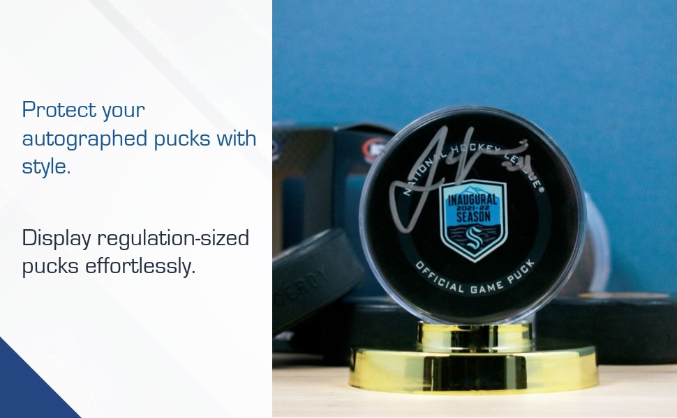 Gold Base Puck Holder A+ Content 2